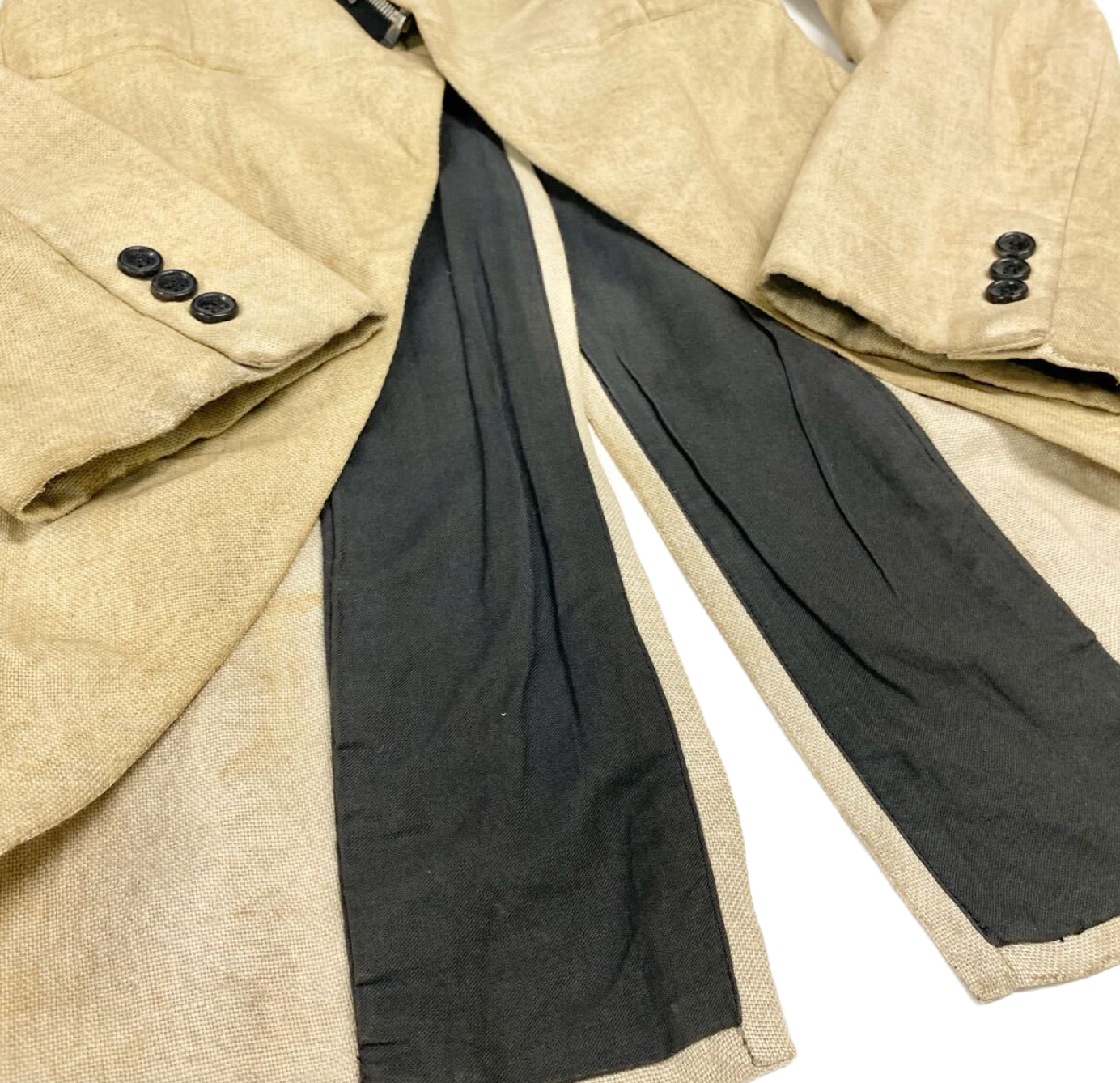 Comme des Garcons Homme Plus AD2002 Linen Rider Jacket