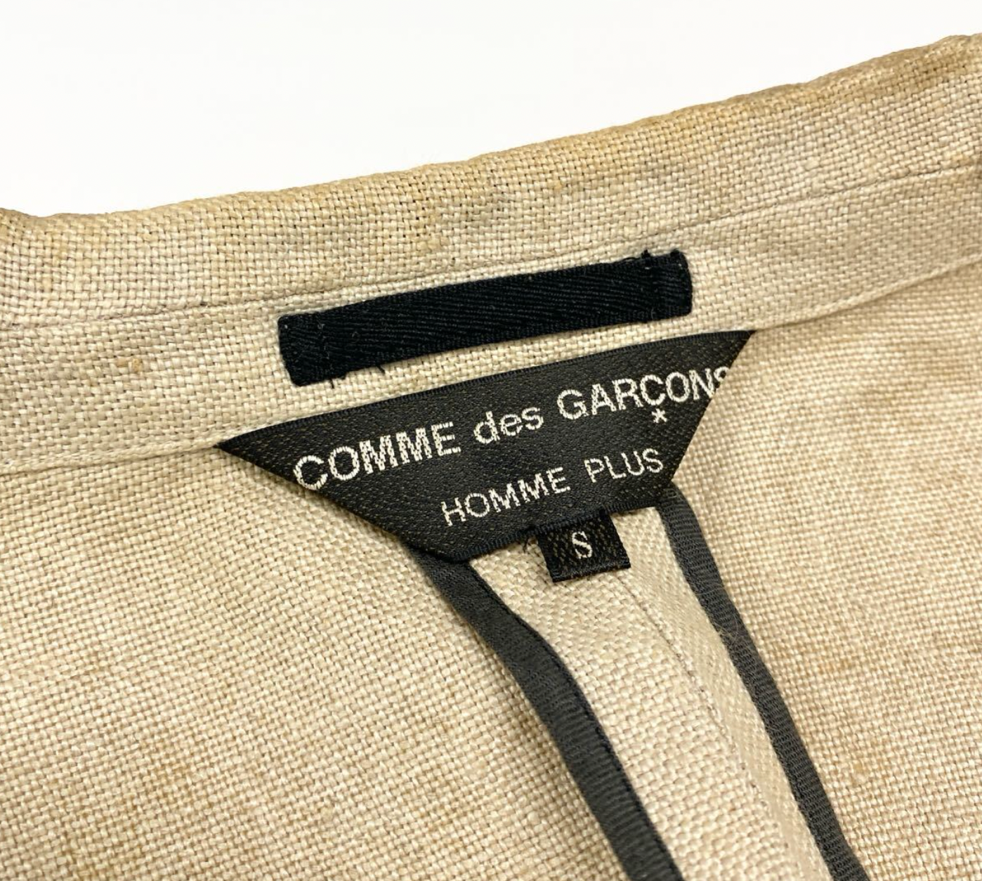 Comme des Garcons Homme Plus AD2002 Linen Rider Jacket