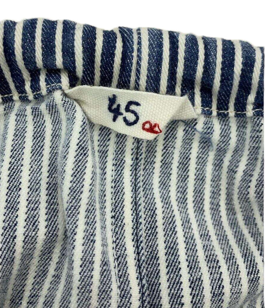 45 rpm Stripe Tie Waist Cotton Maxi Skirt