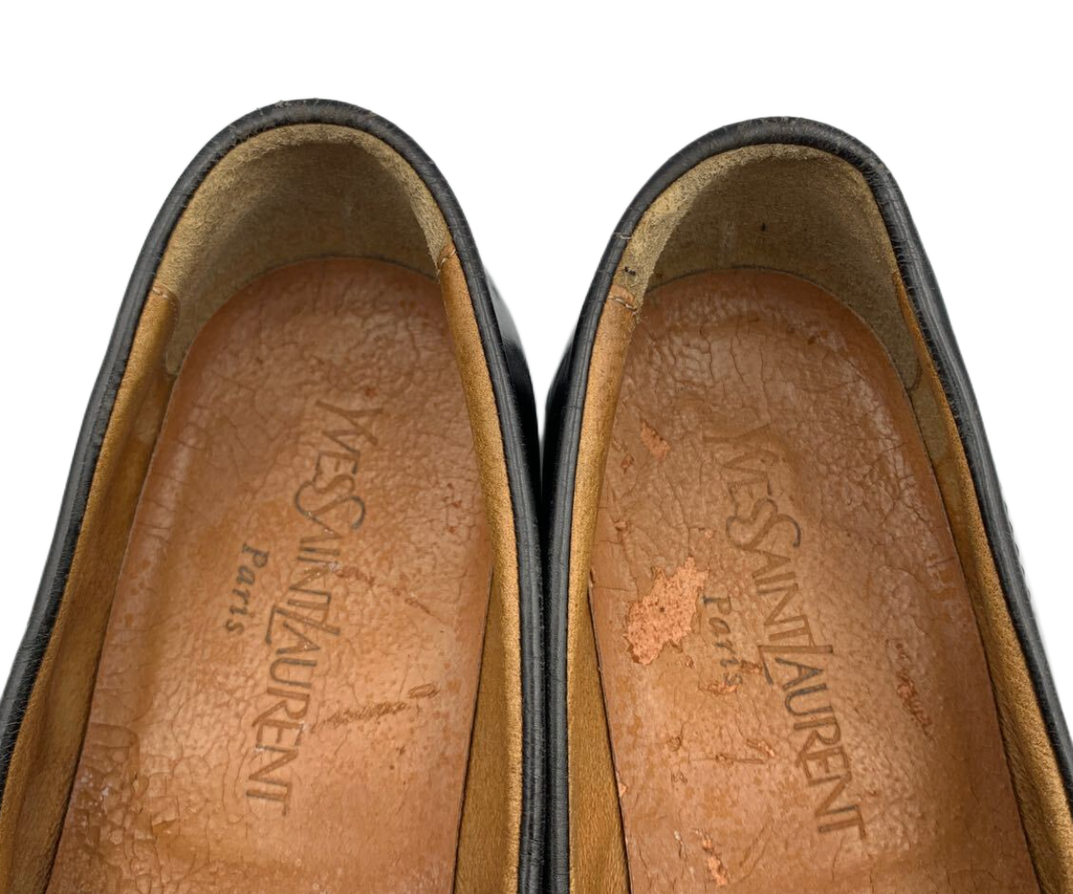 Yves Saint Laurent Leather Tassel Loafers