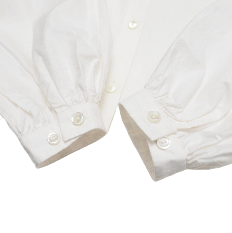 Ralph Lauren Cotton Pussy Bowtie Blouse