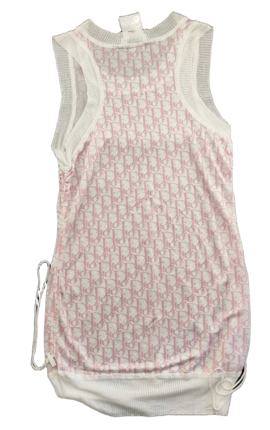 Christian Dior John Galliano Trotter Tie Hem Vest