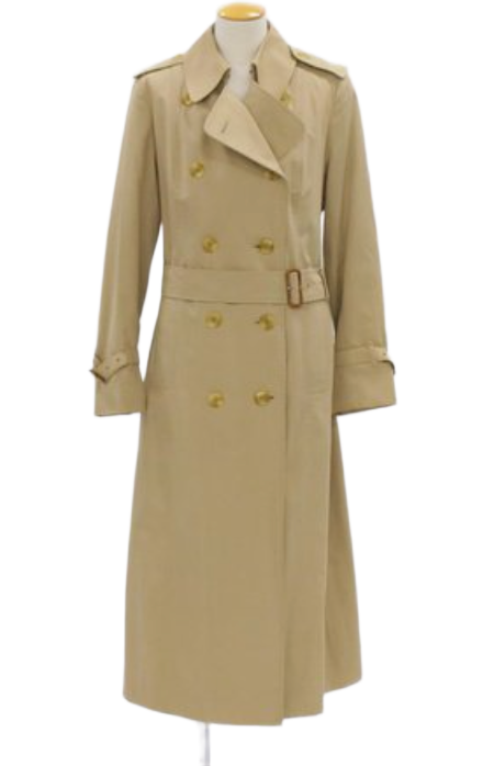 Burberry Womens Long Trench Coat w Belt