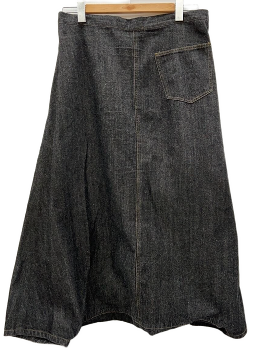 Y's Yohji Yamamato Sarouel Denim Assymetrical Button Pants Sz 3