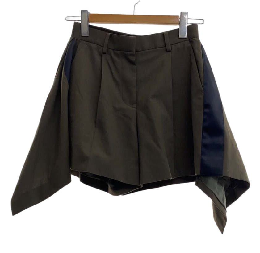 Sacai Khaki Shorts w Wings Sz 2