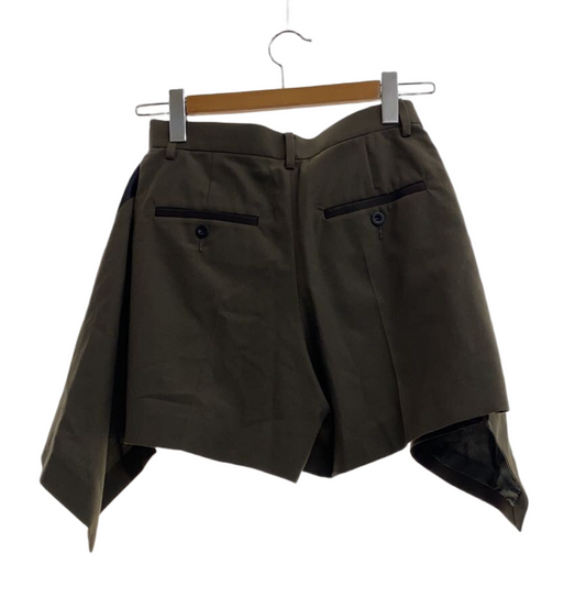 Sacai Khaki Shorts w Wings Sz 2