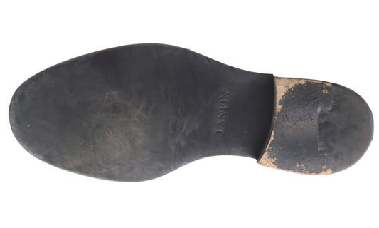 Lanvin Piercing Black Loafers Mens Sz 8