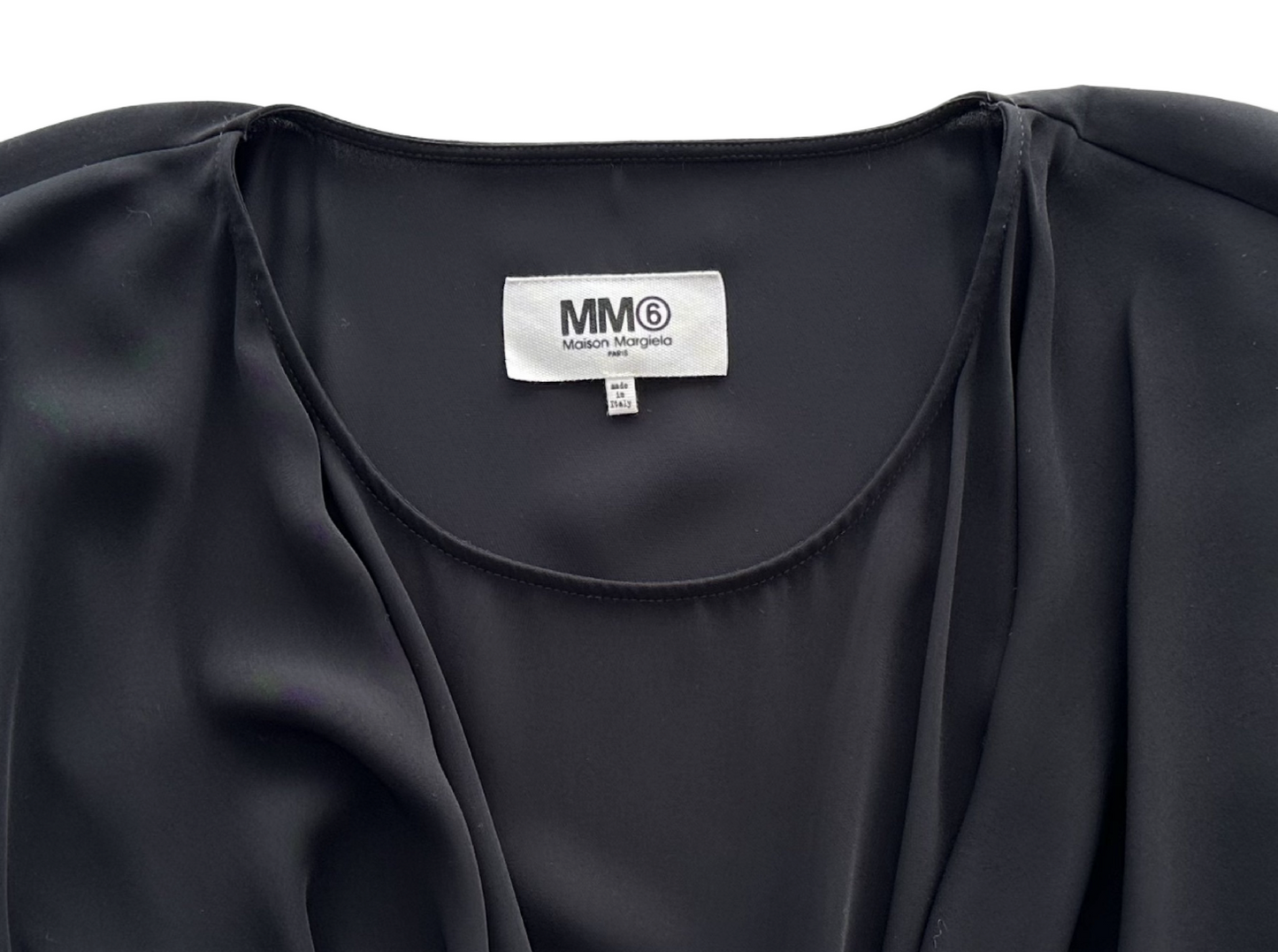 MM6 Maison Margiela Twisted Maxi LS Dress