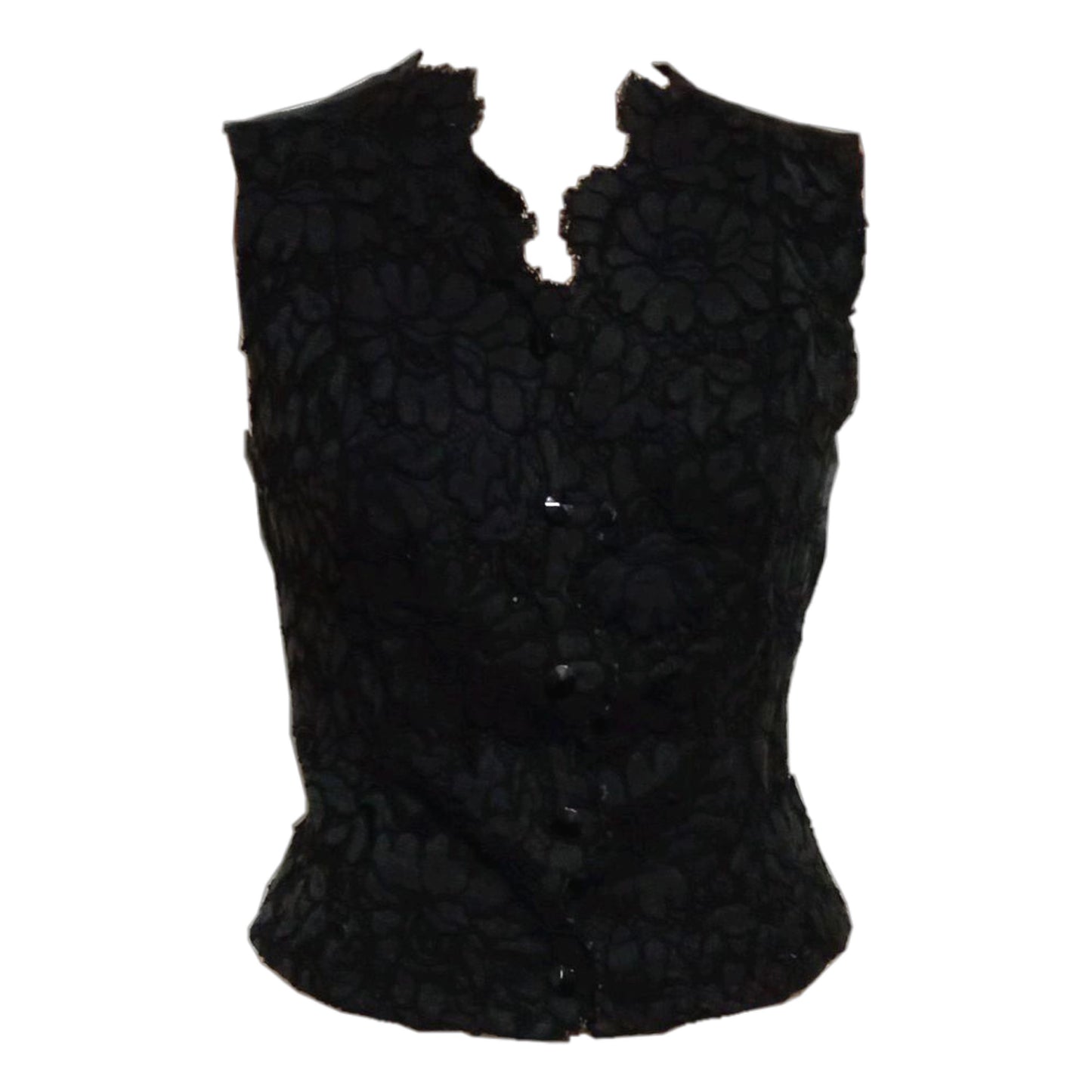 Yves Saint Laurent Lace Silk Vest