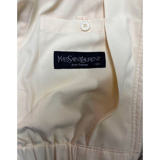 Yves Saint Laurent Pour Homme Logo Zipper Parka