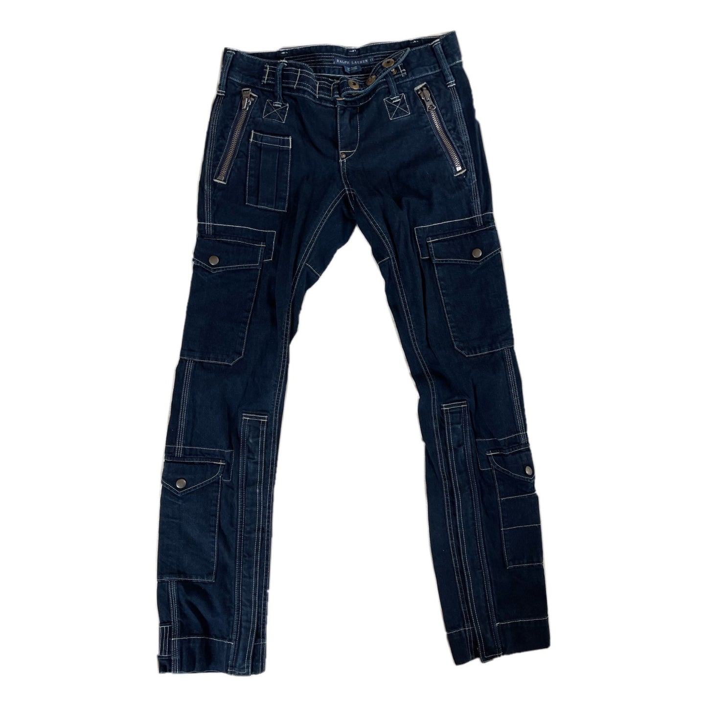 Ralph Lauren Cargo Zip Pocket Skinny Jeans