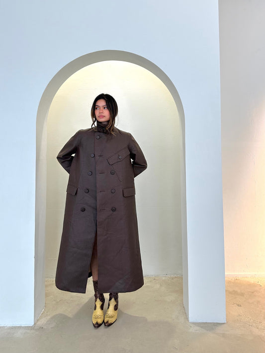 Jean Paul Gaultier Classique Leather Trench Coat