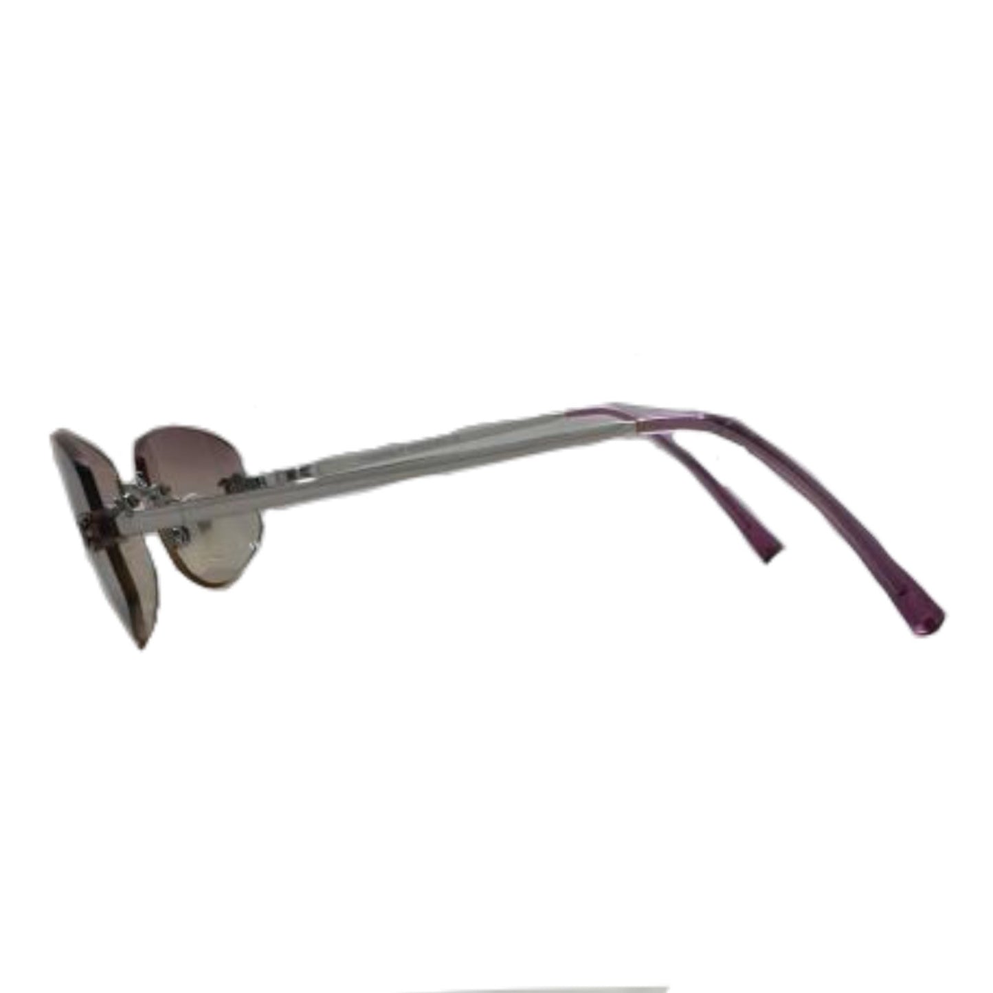 Chanel Pink Gradient Rimless CC Logo Sunglasses