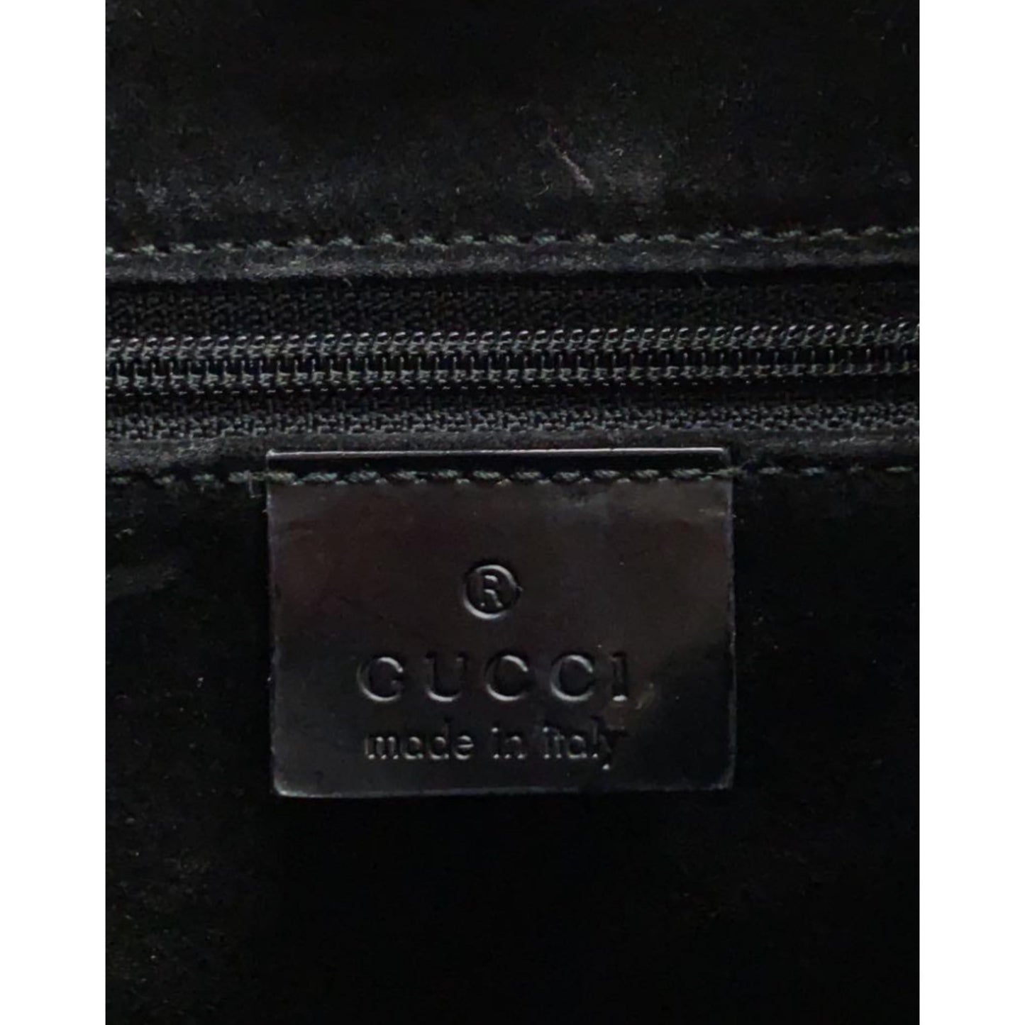 Gucci Monogram Canvas Leather Shoulder Strap Handbag
