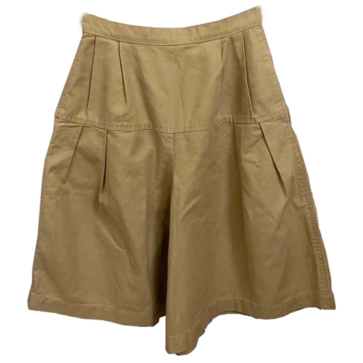 Tricot Comme Des Garcons Beige Tiered Bermuda Shorts