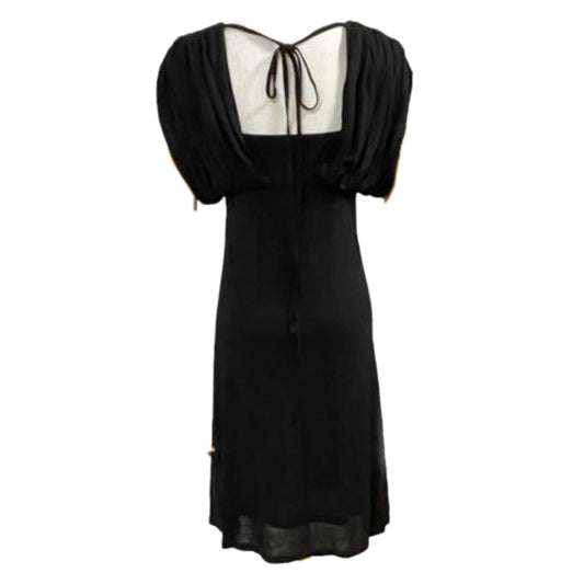 Jean Paul Gaultier Pleated Bust Shoulder Flare Dress