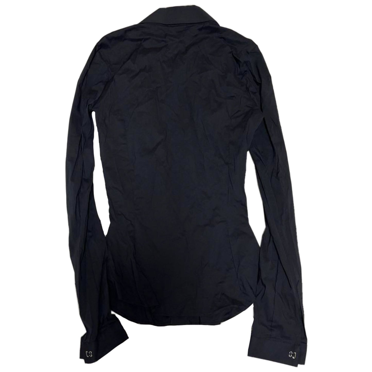 Dolce & Gabbana Hook And Eye Button Down Fitted Blouse