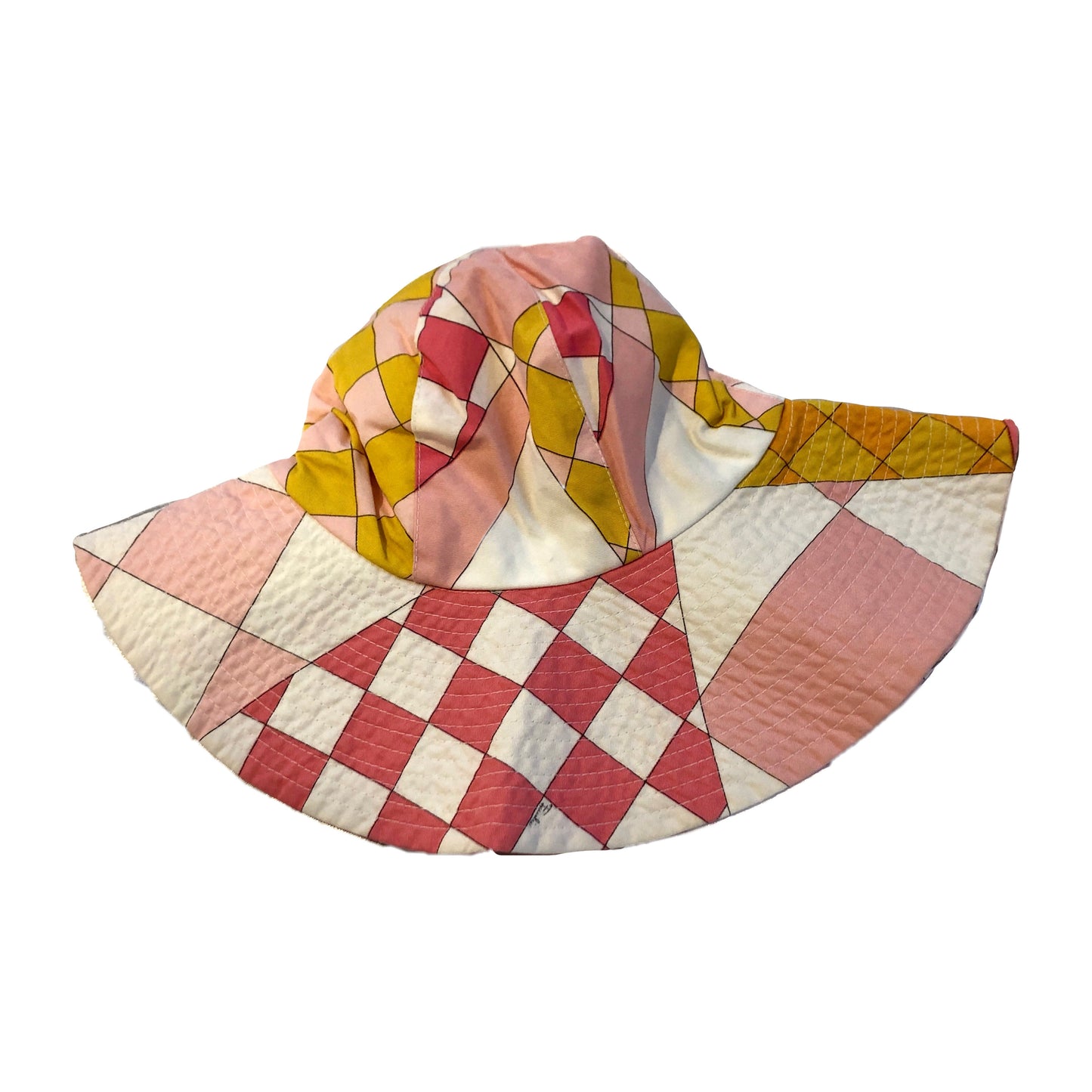 Emilio Pucci Multi Print Wide Brim Bucket Hat