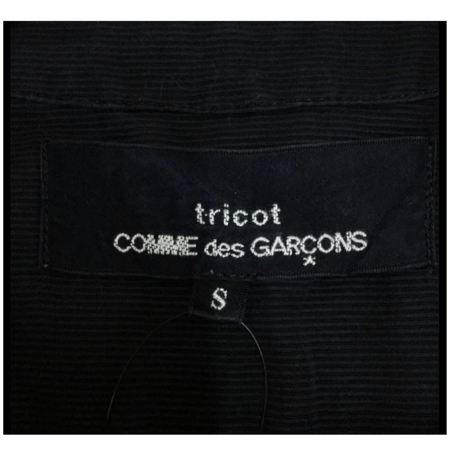 Tricot Comme Des Garcons Cotton Square Neck Sless A Line Midi Dress