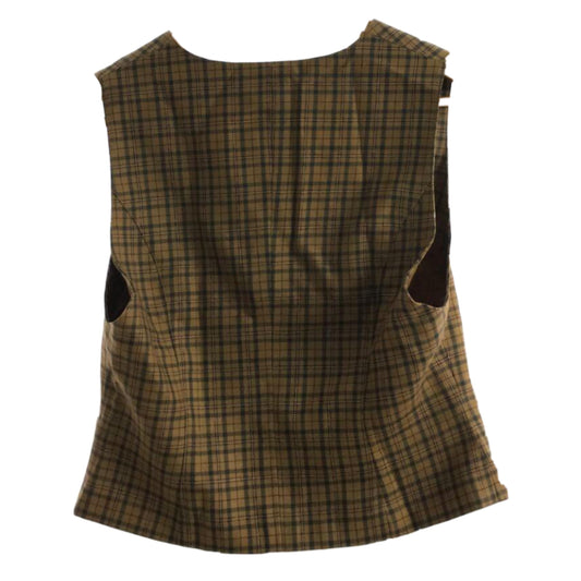 Balenciaga Golf Checkered Button Down Vest