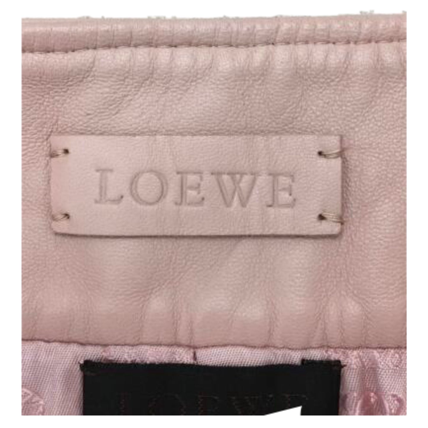 Loewe Leather A Line Skirt
