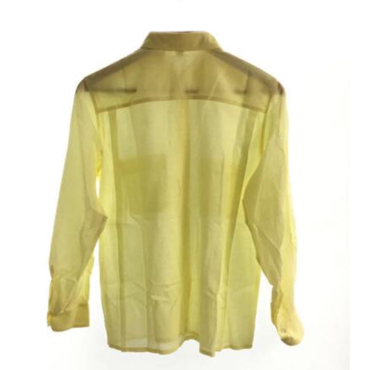 Celine Cotton Logo Pocket LS Blouse