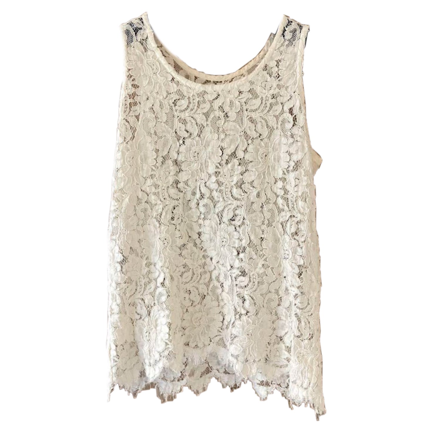 Yves Saint Laurent Lace Tank Top