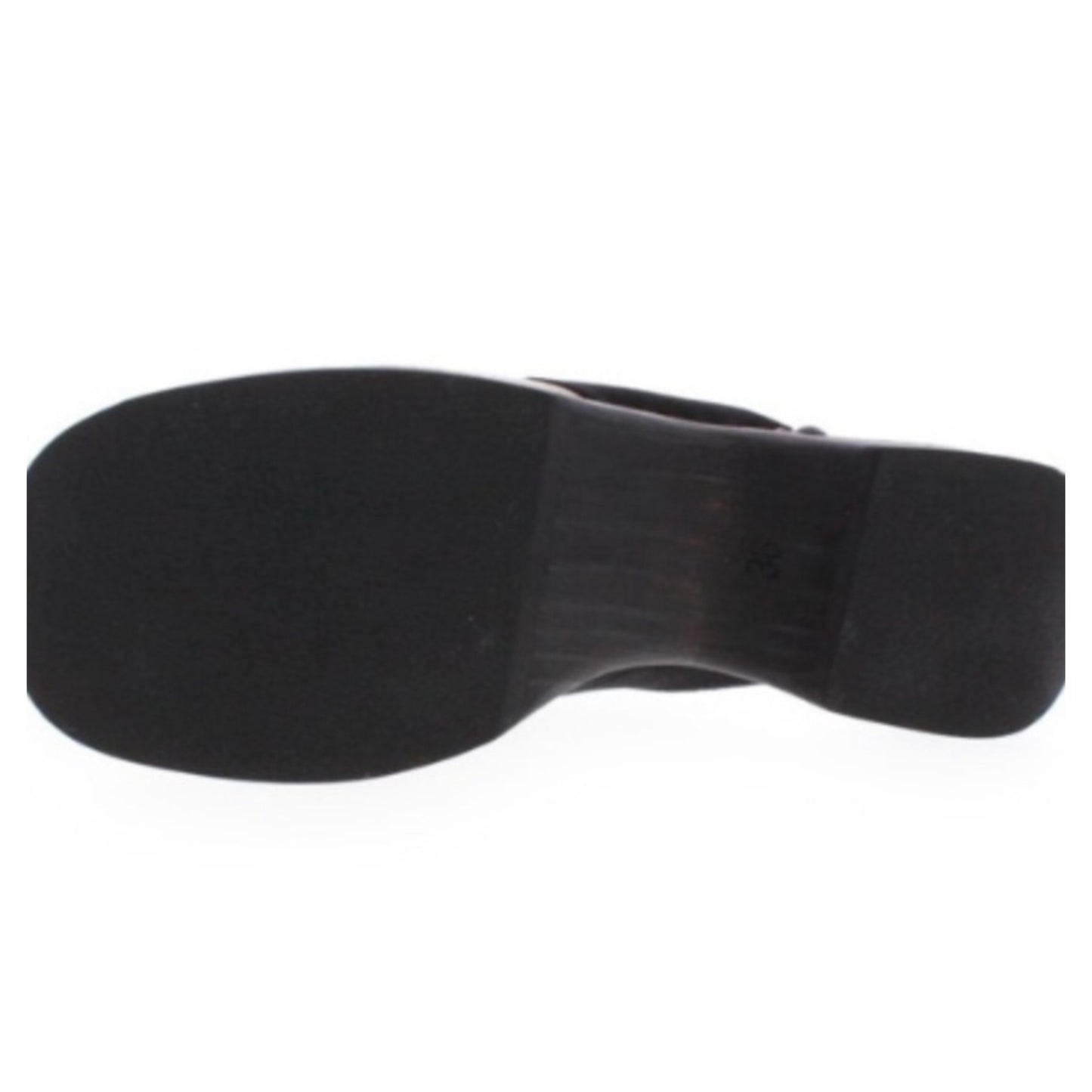 Chanel Beige Black Wooden Suede Clogs Mules