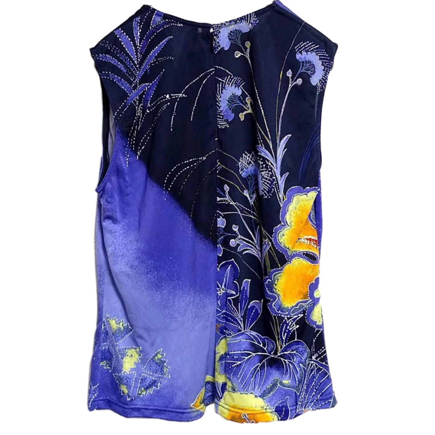 Gianni Versace Floral Abstract Graphic Print Tank Top