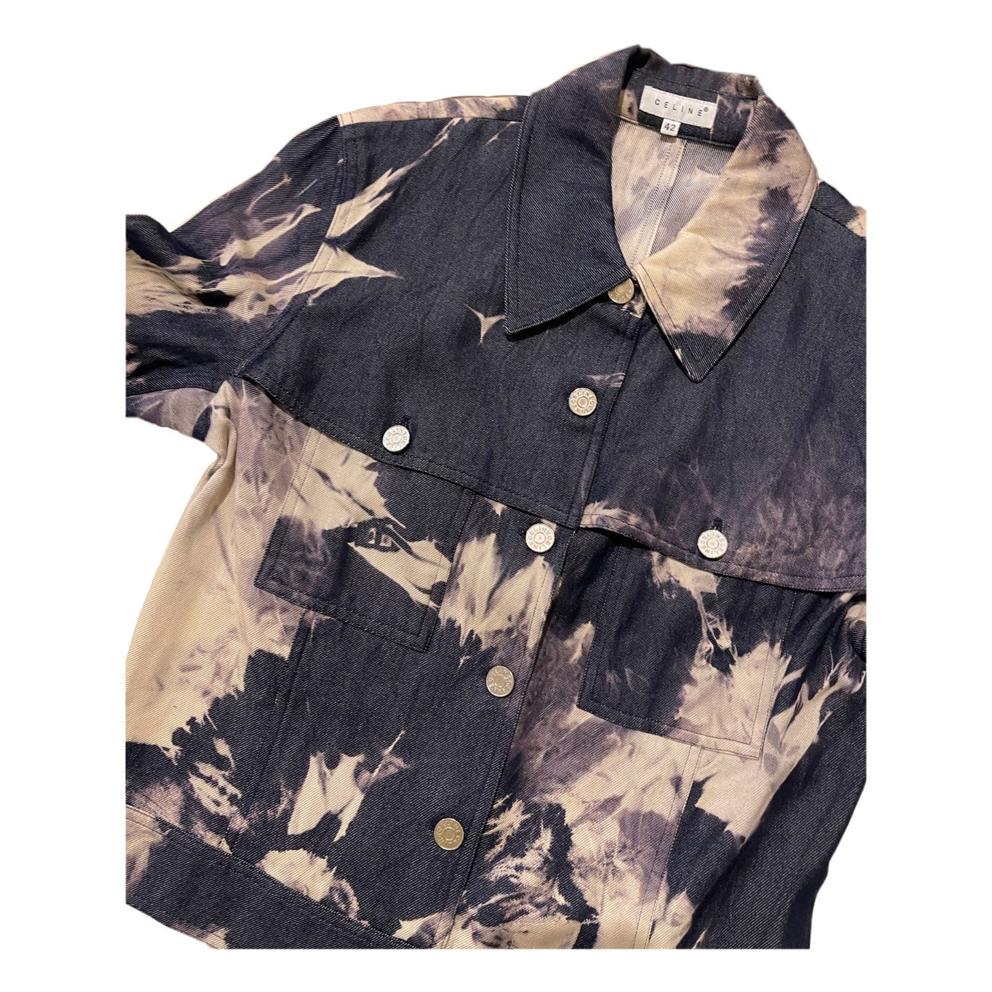 Celine Bleached Denim Trucker Jacket