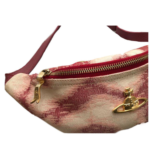 Vivienne Westwood Red/Cream Cameo Print Waistbag