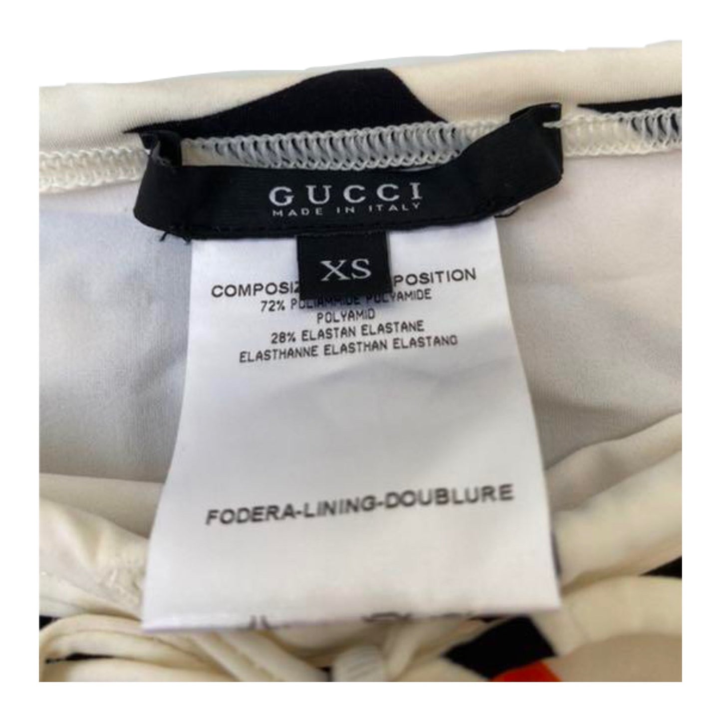 Gucci Two Piece Print Logo Bikini Swimwear