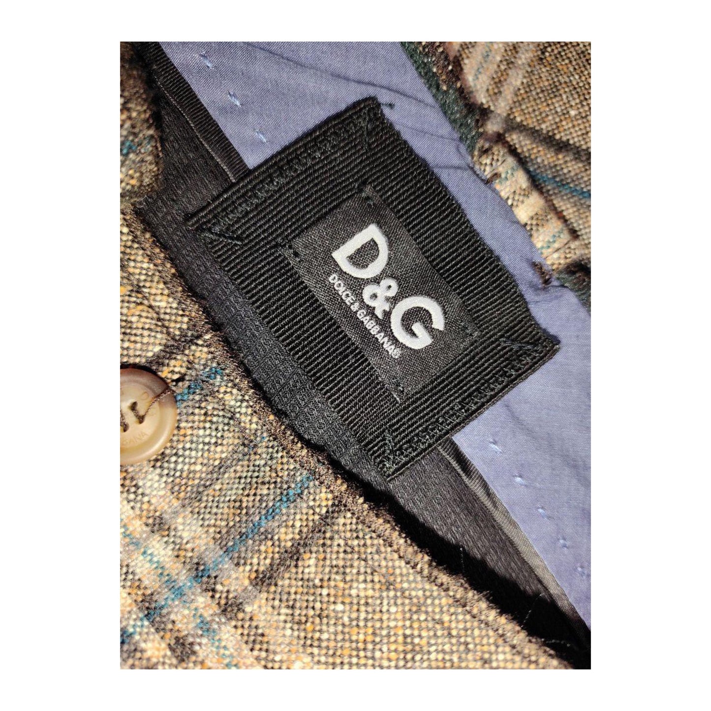 Dolce & Gabbana Checkered Button Pocket Flare Pants