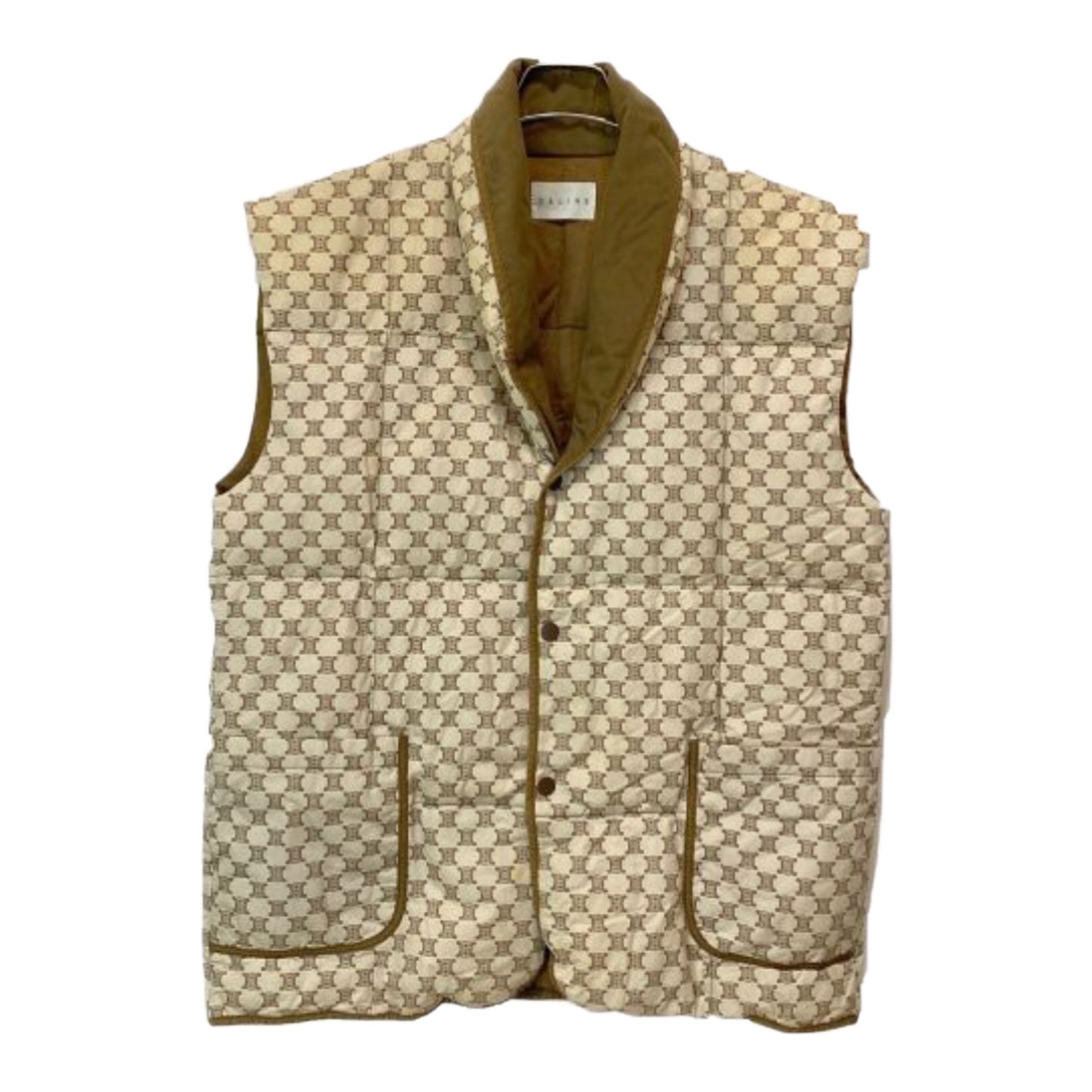 Celine Macadam Logo Down Puffer Vest