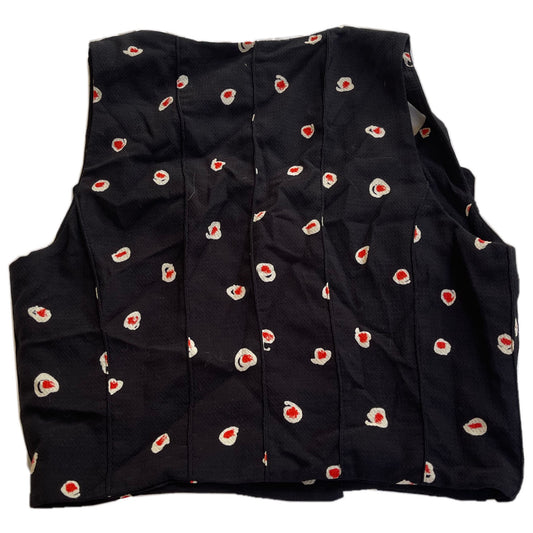 Fendi Print Pocket Double Breasted Crop Top