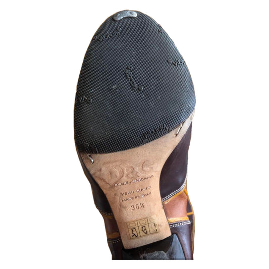 Dolce & Gabbana Cowboy High Heel Boots