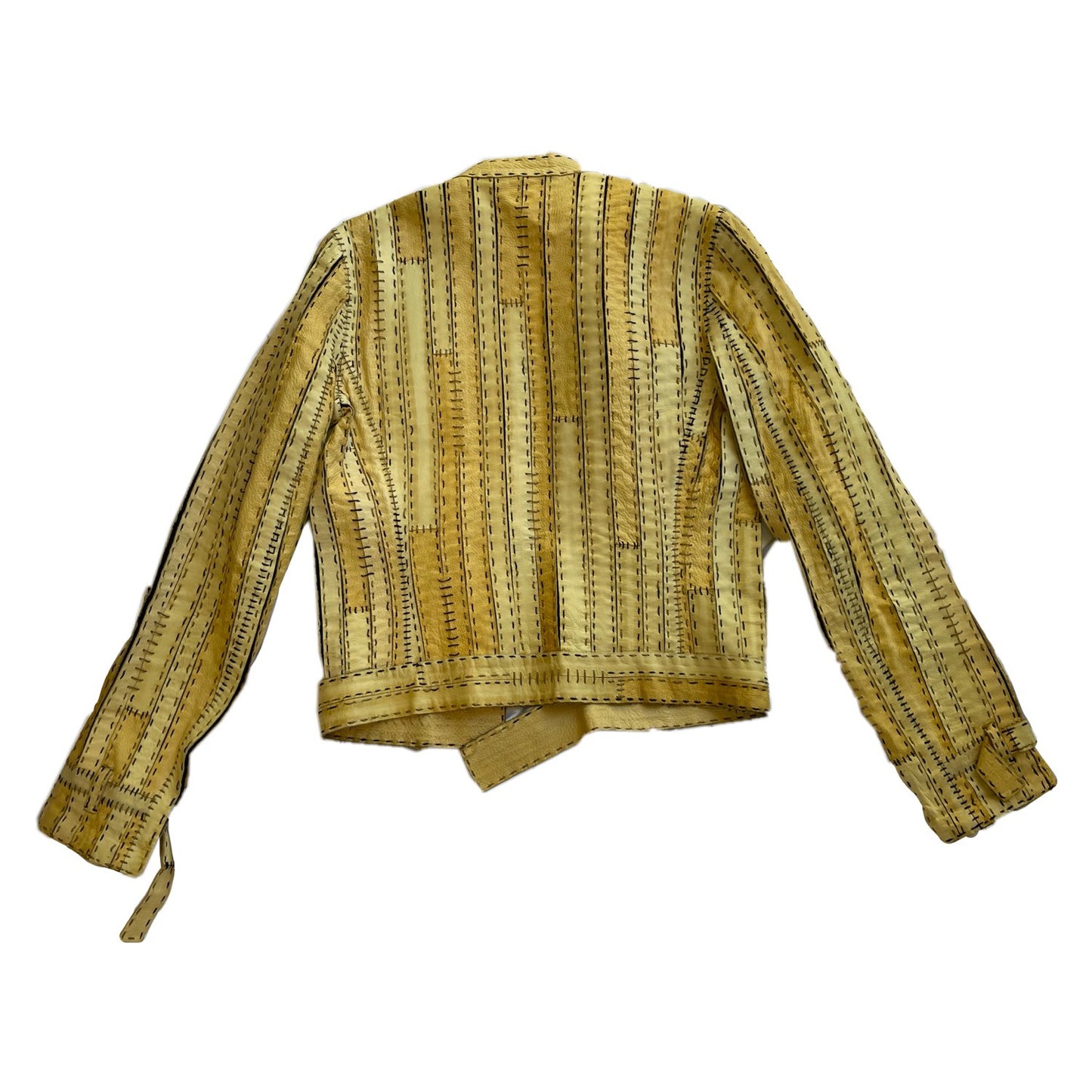 Fendi Leather Patch Motor Jacket