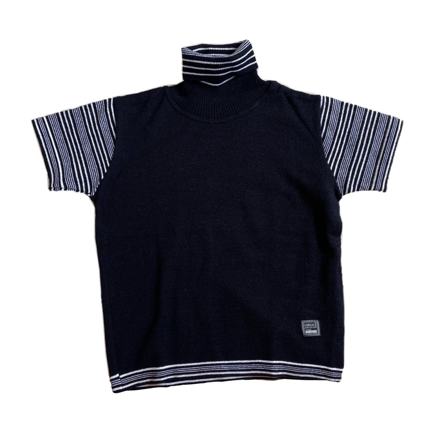 Versace Jeans Couture Turtleneck SS Knit Top