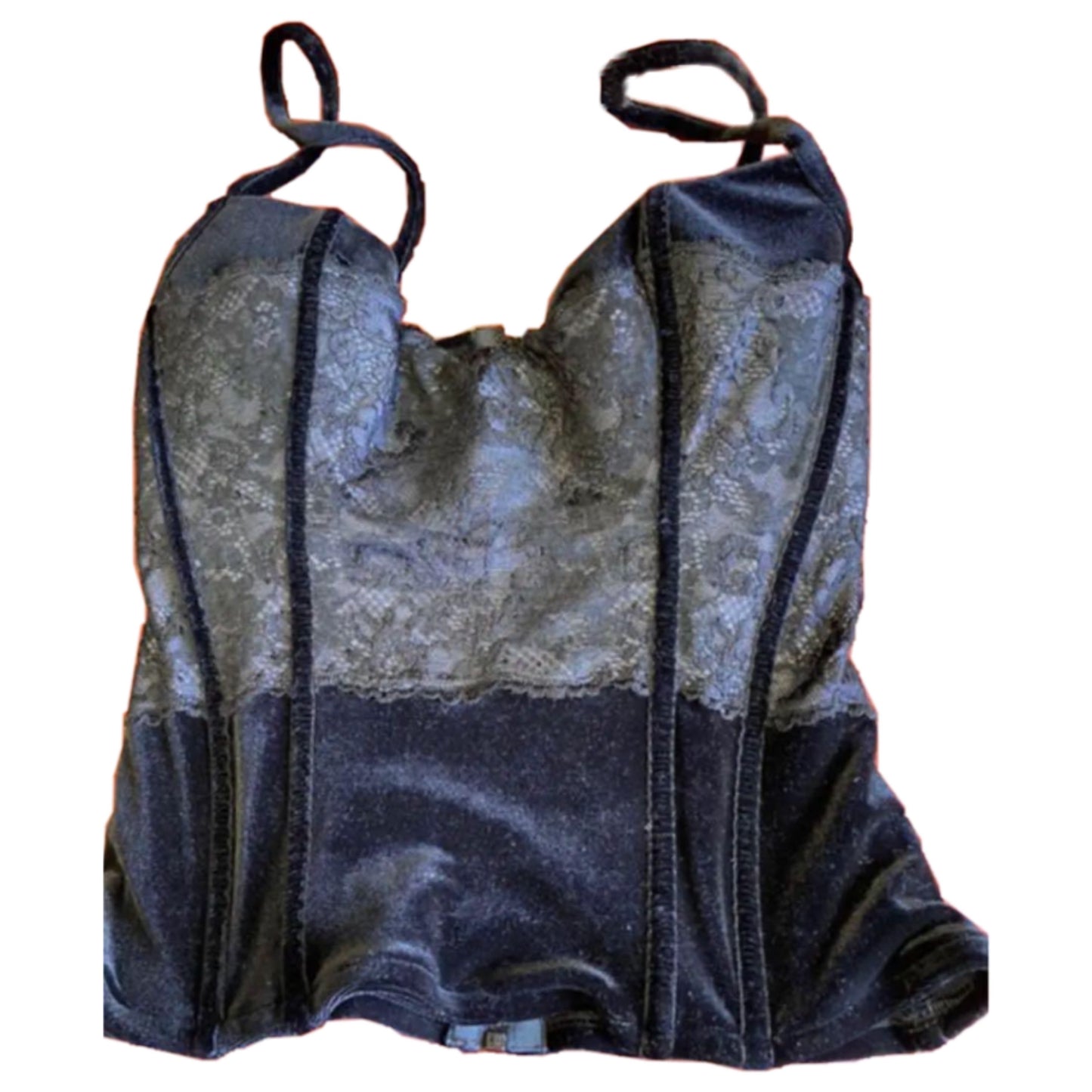 La Perla Velvet Lace Wired Bustier