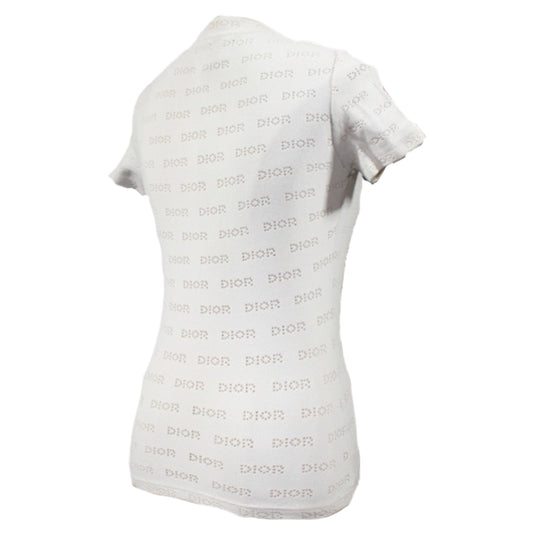 Christian Dior Perforated Logo Tee