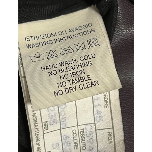 Emporio Armani Faux Leather Trench Coat