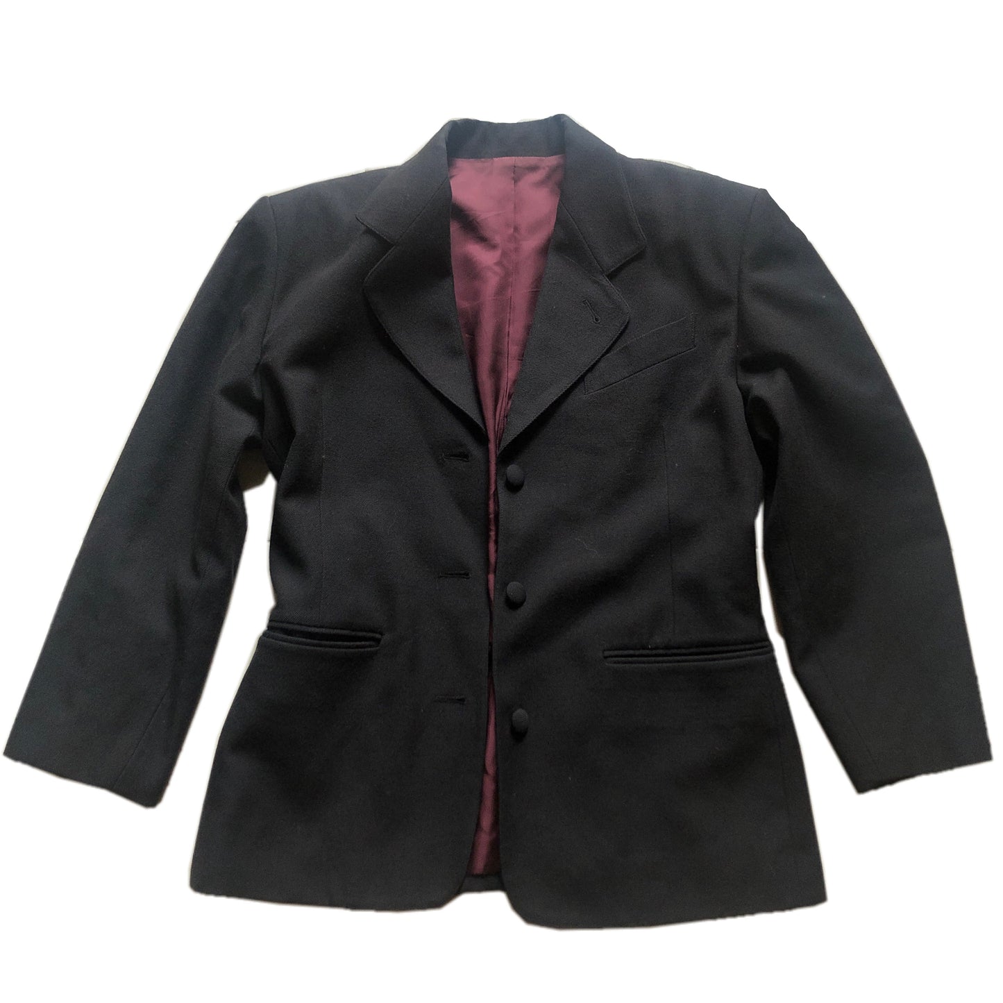 Jean Paul Gaultier Femme Charcoal Wool Blazer