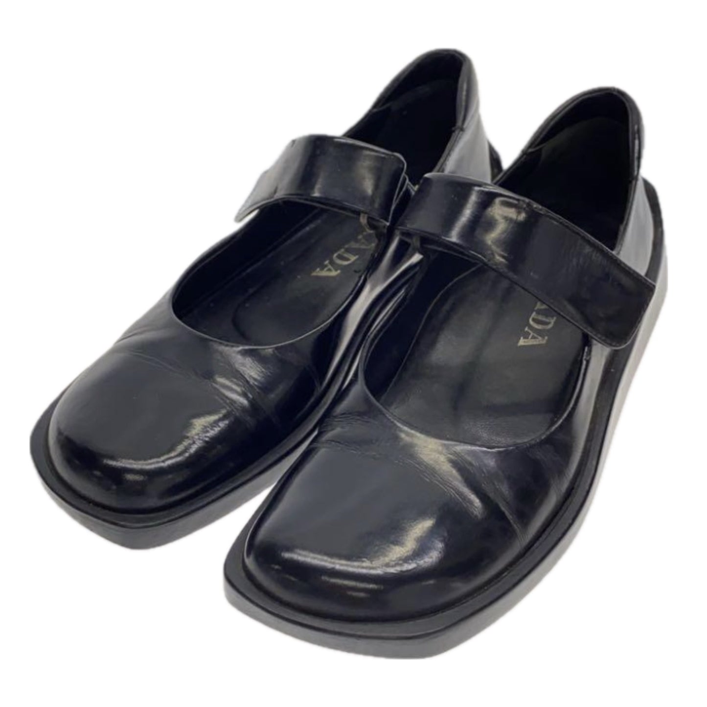 Prada Patent Leather Mary Jane wedges
