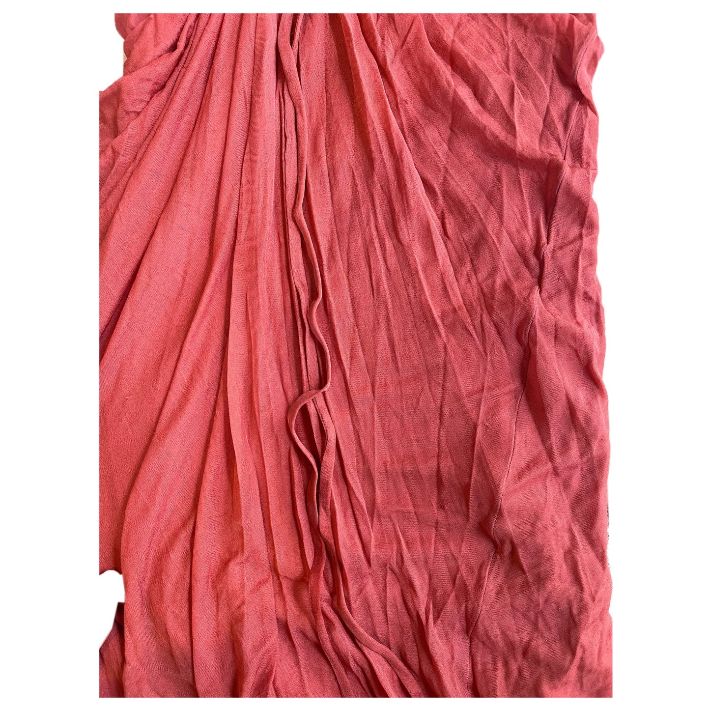Gucci Silk Ruched Assymetrical Midi Dress