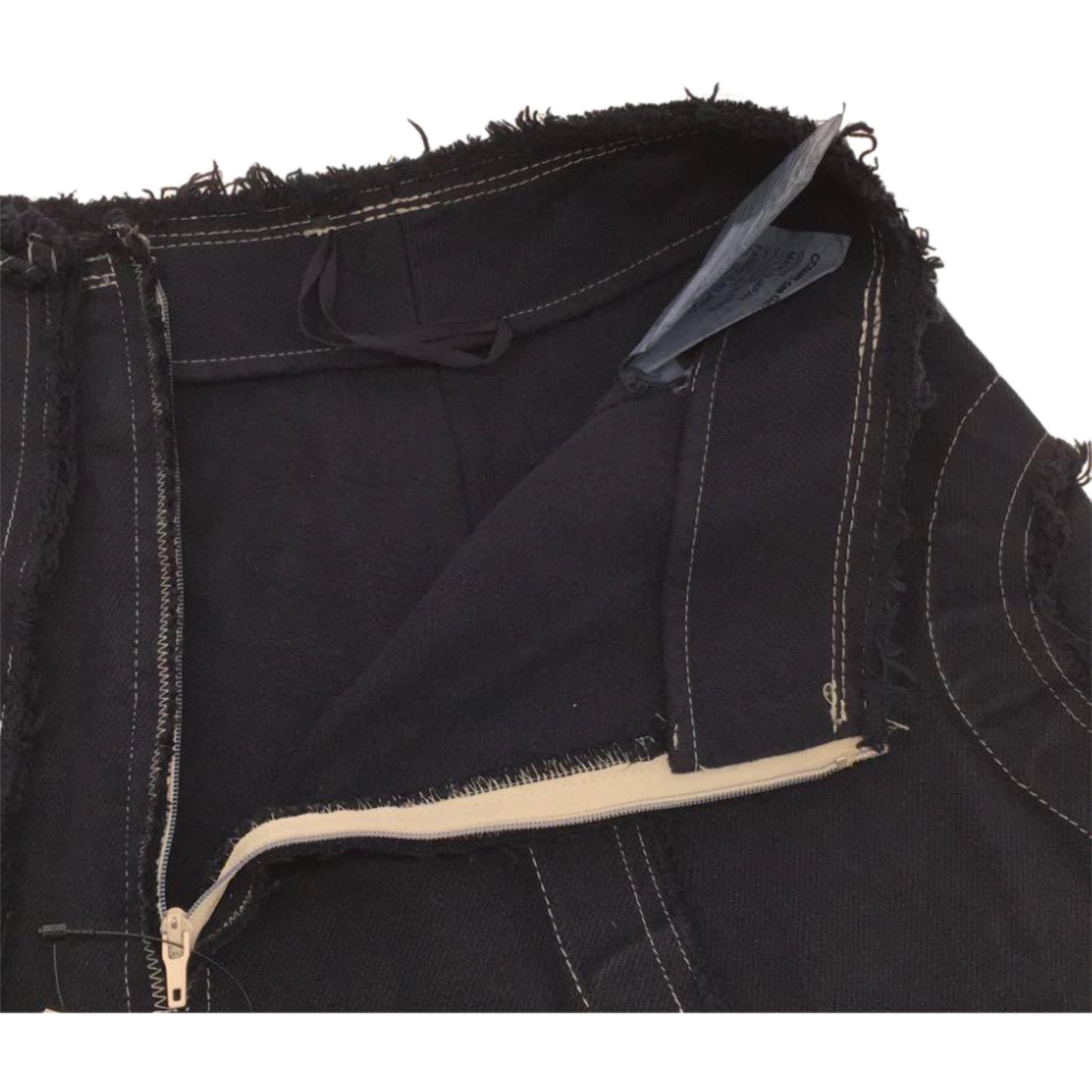 Tricot Comme Des Garcons Raw Stitch A Line Midi Skirt