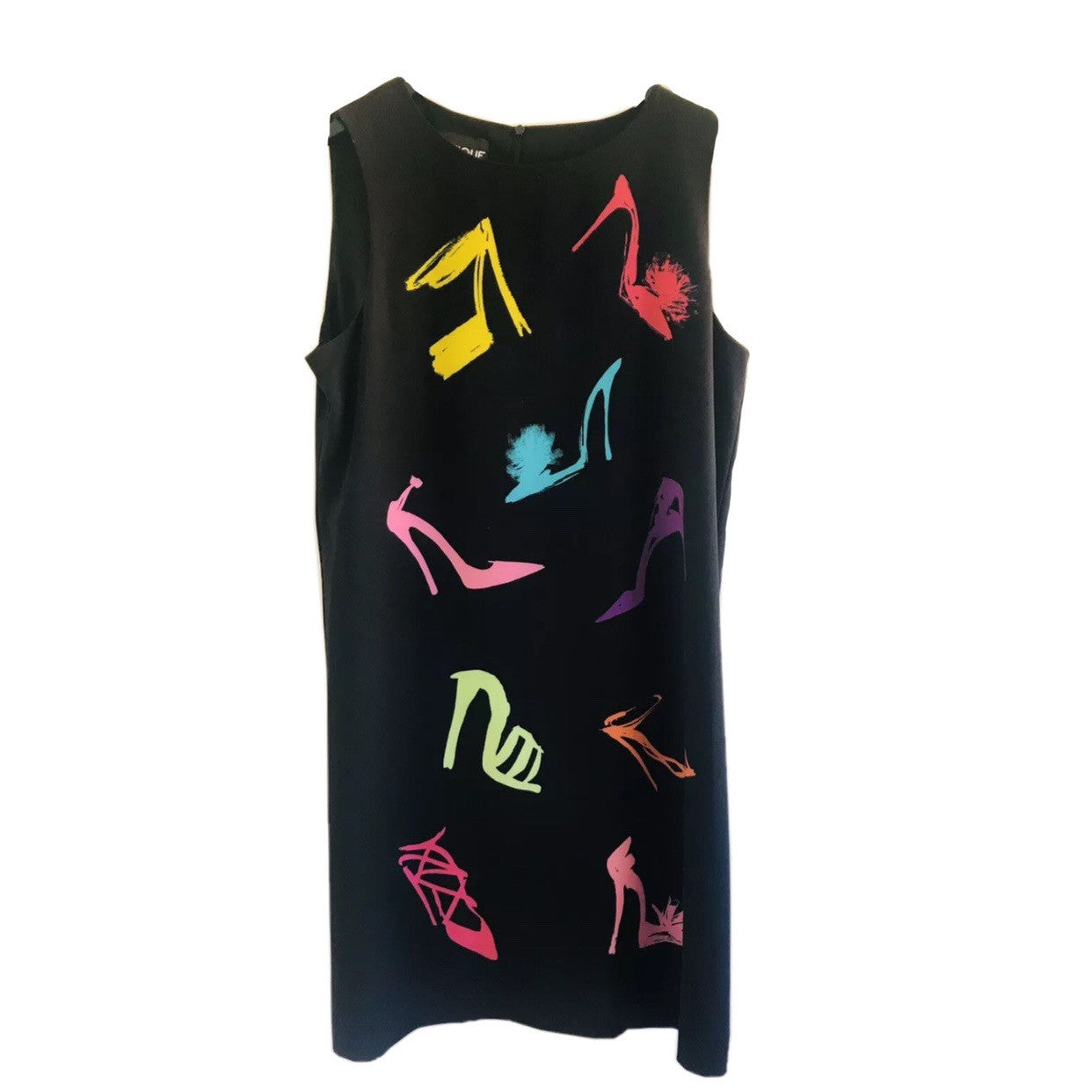 Moschino Boutique High Heel Print Shift Dress