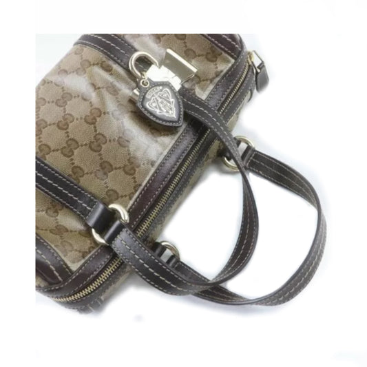 Gucci Monogram Coated Canvas Mini Papillon Purse