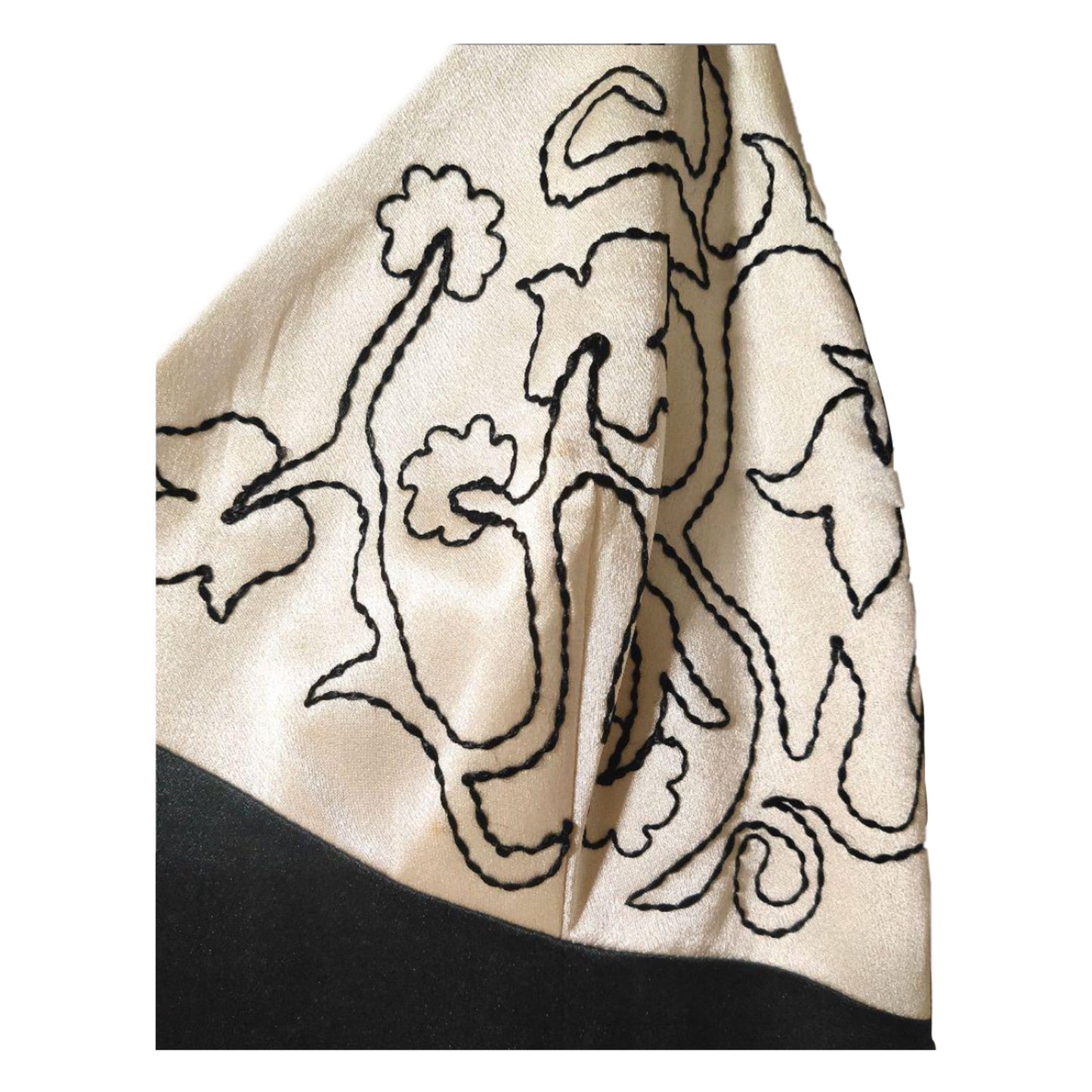 Fendi Silk Embroidered Bralette Slip Midi Dress