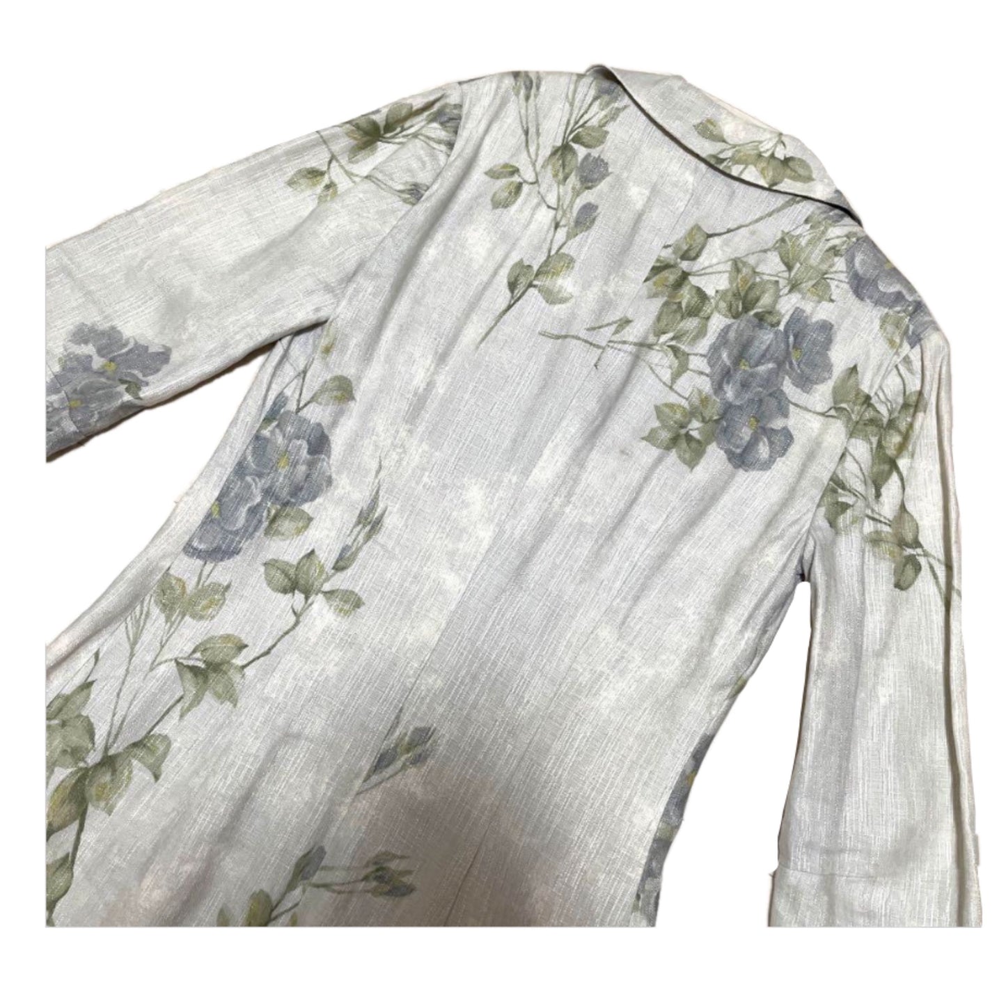 Dolce & Gabbana Floral Silk Linen Summer Coat