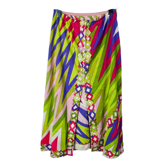 Emilio Pucci Abstract Midi Skirt